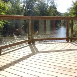 Riverside decking